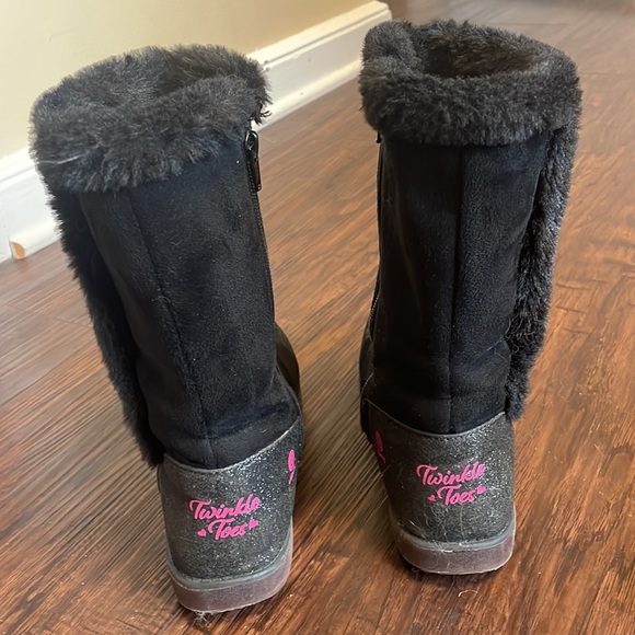 Skechers Twinkle Toes: Glitzy Glam - Shimmer Diva Girl SZ 3 - Picture 4 of 8